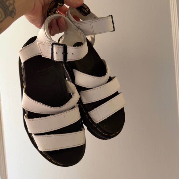 Doc marten white/ black Sandals - Picture 5 of 5